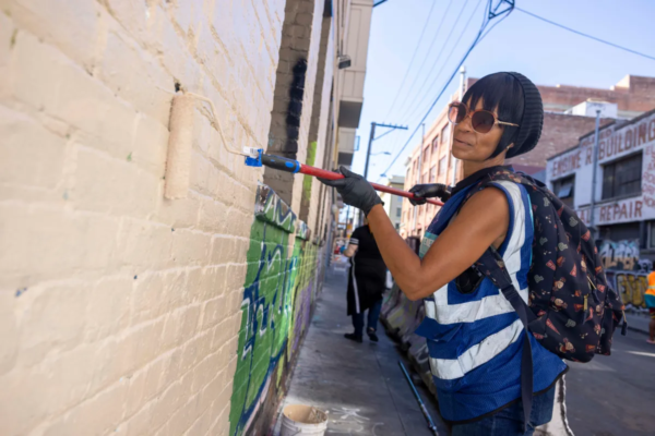 Tenderloin ‘graffiti blitz’: Before and after photos show huge cleaning effort